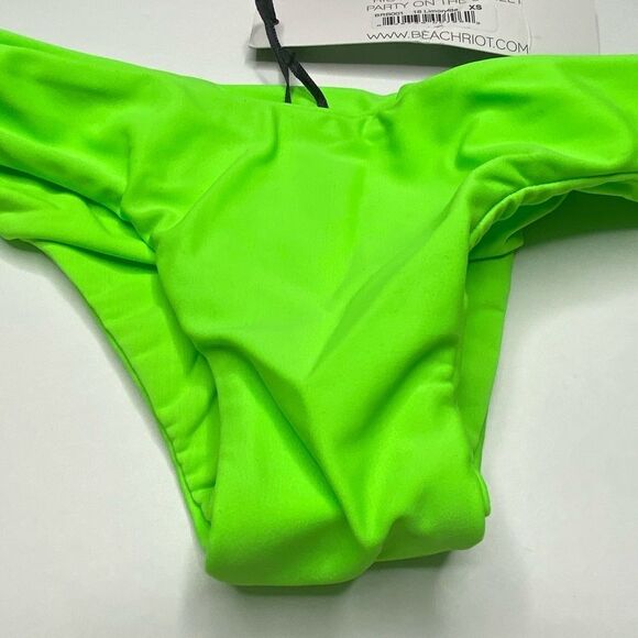 Beach Riot Bikini Bottom in Limonada NWT - Picture 4 of 8